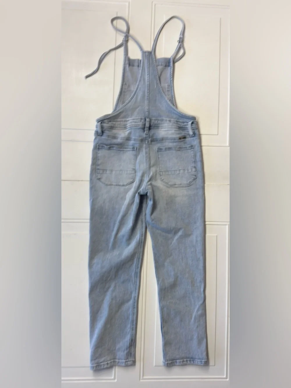 Kancan Women’s Sz S Light Wash Blue Denim Overalls Jumpsuit - Picture 6 of 6